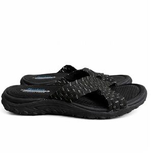 Outdoor Lifestyle Memory Foam Slide Women’s Size 8 Sandals Black Comfort Slides